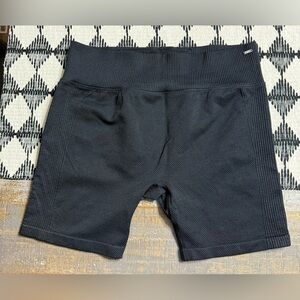 PINK Victoria's Secret Black Bike Shorts Smooth Stretchy Fabric